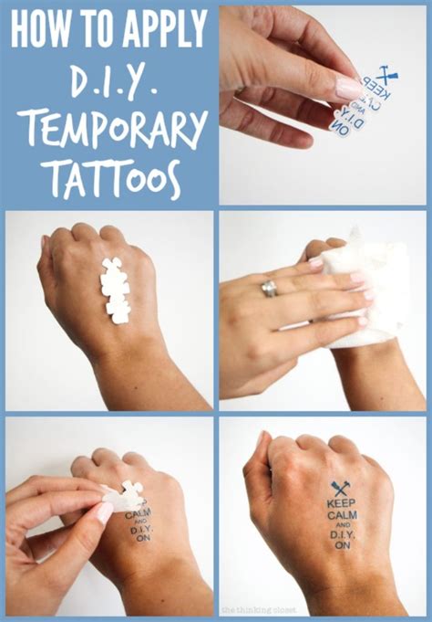 how to make a fake tattoo without perfume